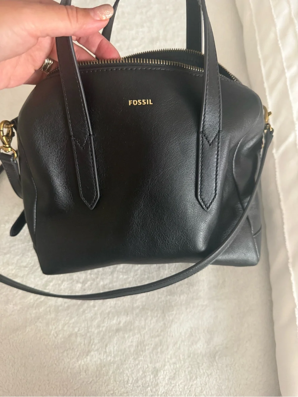 Fossil compact black